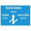 Biển số I.414b "Chỉ hướng đường"