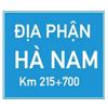 Biển số I.419a "Chỉ dẫn địa giới"