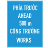Biển số I.441a "Báo hiệu phía trước có công trường thi công"