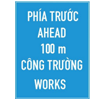 Biển số I.441b "Báo hiệu phía trước có công trường thi công"