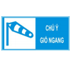 Biển số I.445f “Chú ý gió ngang”