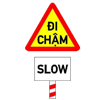 Biển số W.245b "Đi chậm"
