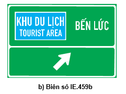 Biển số IE.459b "Khoảng cách đến khu tham quan, du lịch"