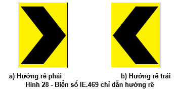 Biển số Ie.469 "Hướng rẽ"