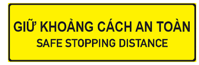 Biển số Ie.471 "Giữ khoảng cách lái xe an toàn"